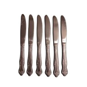 Oneida KENNETT SQUARE HH Distinction Deluxe Stainless Flatware Butter Knives 6